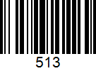 Barcode 513