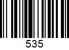 Barcode 535