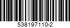 Barcode for 538197110-2