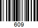 Barcode 609