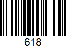 Barcode 618