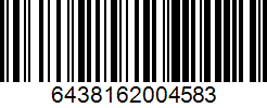 Barcode 6438162004583