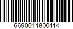 Barcode 6690011800414