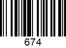 Barcode 674
