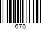 Barcode 676