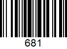 Barcode 681