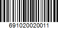 Barcode 691020020011