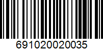 Barcode 691020020035