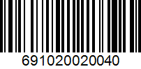Barcode 691020020040