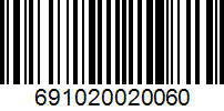 Barcode 691020020060