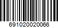 Barcode 691020020066