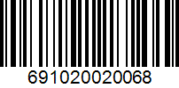 Barcode 691020020068