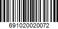 Barcode 691020020072