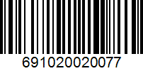 Barcode 691020020077