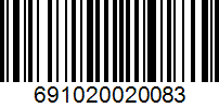 Barcode 691020020083