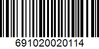 Barcode 691020020114