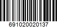 Barcode 691020020137