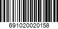 Barcode 691020020158