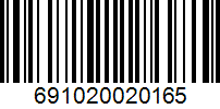 Barcode 691020020165