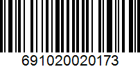 Barcode 691020020173