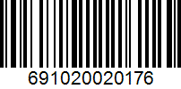 Barcode 691020020176