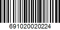 Barcode 691020020224