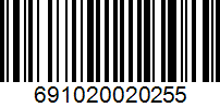 Barcode 691020020255