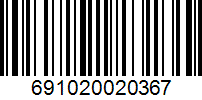Barcode 691020020367