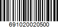Barcode 691020020500