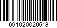 Barcode 691020020518