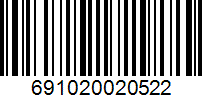 Barcode 691020020522