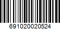 Barcode 691020020524