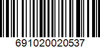 Barcode 691020020537