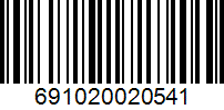 Barcode 691020020541