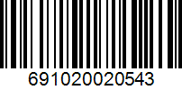 Barcode 691020020543