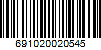 Barcode 691020020545