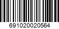 Barcode 691020020564