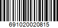 Barcode 691020020815