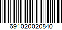 Barcode 691020020840