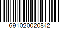 Barcode 691020020842
