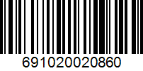 Barcode 691020020860