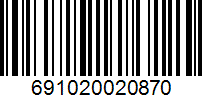 Barcode 691020020870