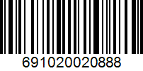 Barcode 691020020888