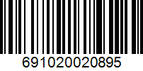 Barcode 691020020895