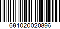 Barcode 691020020896
