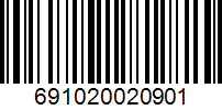 Barcode 691020020901