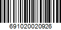 Barcode 691020020926
