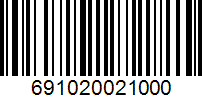 Barcode 691020021000
