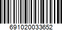 Barcode 691020033652