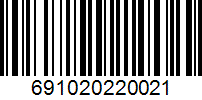 Barcode 691020220021